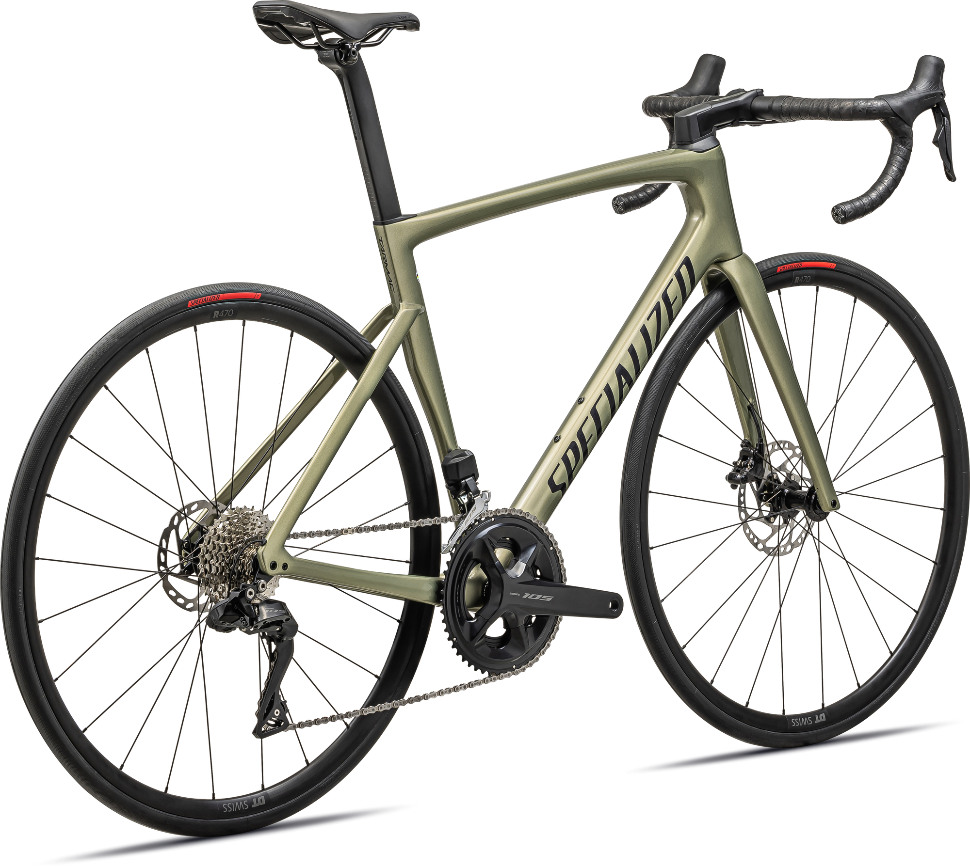 Specialized Tarmac SL7 Comp - Shimano 105 Di2 - Gloss Metallic Spruce / Metallic Midnight Shadow