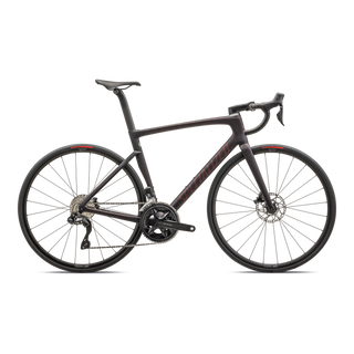 Specialized Tarmac SL7 Comp - Shimano 105 Di2 - Satin Red Tint Over Carbon / Red Sky