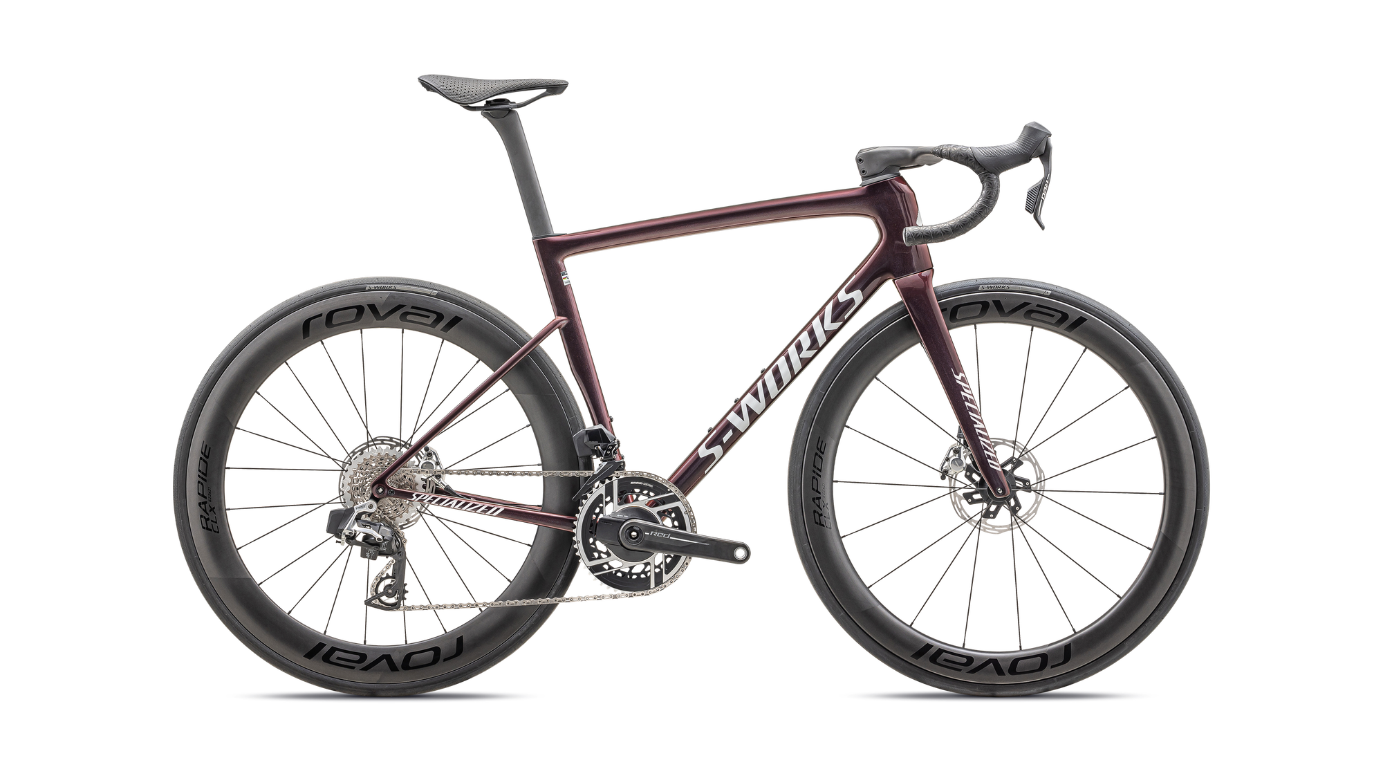 Specialized S-Works Tarmac SL8 – SRAM RED AXS - Gloss Solidity / Red To Black Pearl / Metallic White Silver