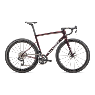 Specialized S-Works Tarmac SL8 – SRAM RED AXS - Gloss Solidity / Red To Black Pearl / Metallic White Silver