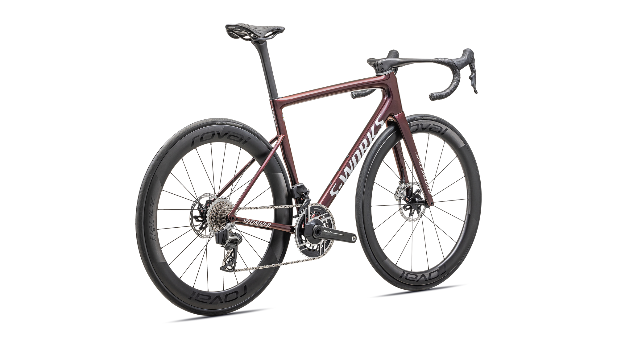 Specialized S-Works Tarmac SL8 – SRAM RED AXS - Gloss Solidity / Red To Black Pearl / Metallic White Silver