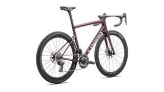 Specialized S-Works Tarmac SL8 – SRAM RED AXS - Gloss Solidity / Red To Black Pearl / Metallic White Silver