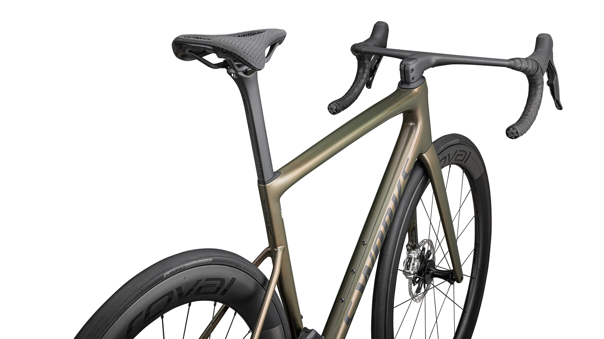 Specialized S-Works Tarmac SL8 – SRAM RED AXS - Gloss Cypress Metallic / Magenta To Gold Pearl / Satin Black Metallic