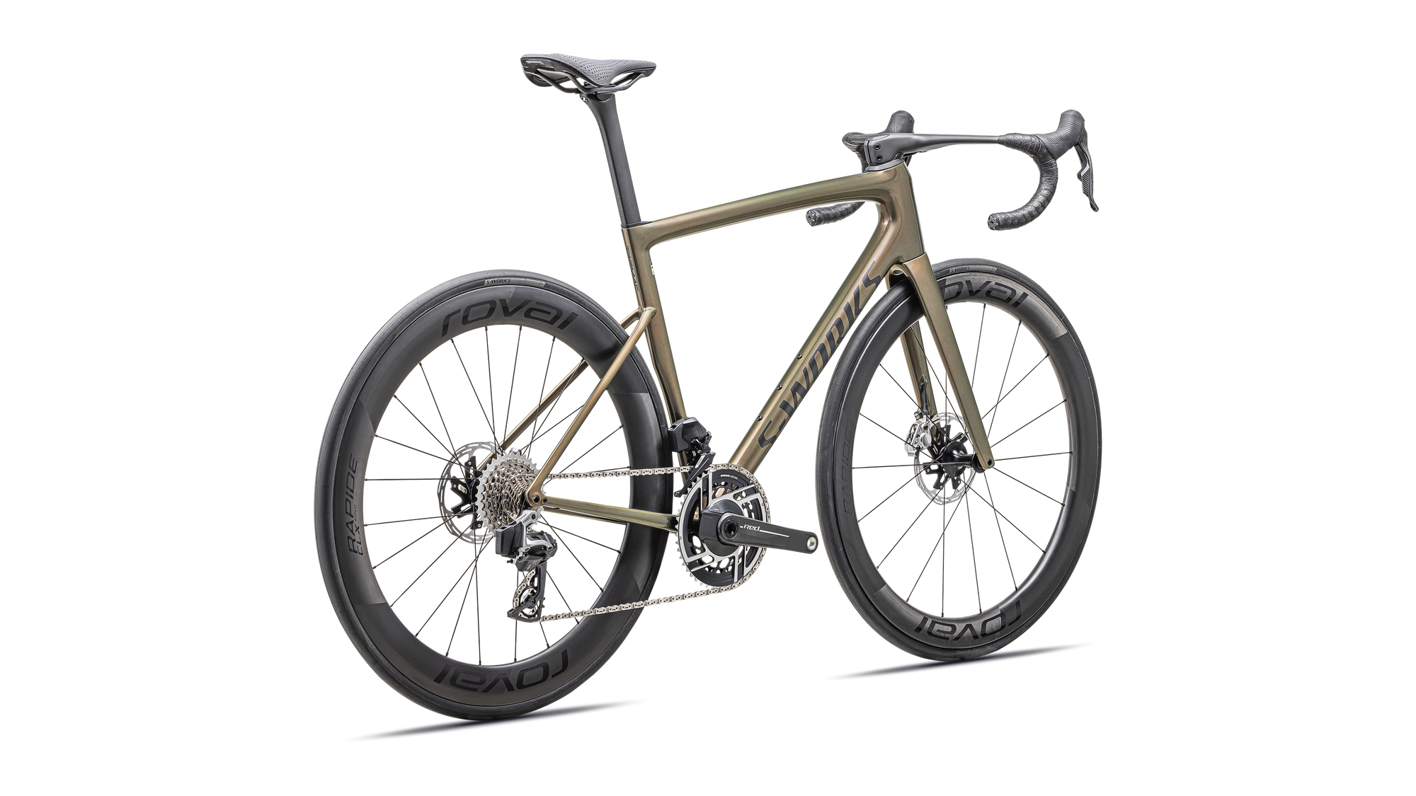 Specialized S-Works Tarmac SL8 – SRAM RED AXS - Gloss Cypress Metallic / Magenta To Gold Pearl / Satin Black Metallic