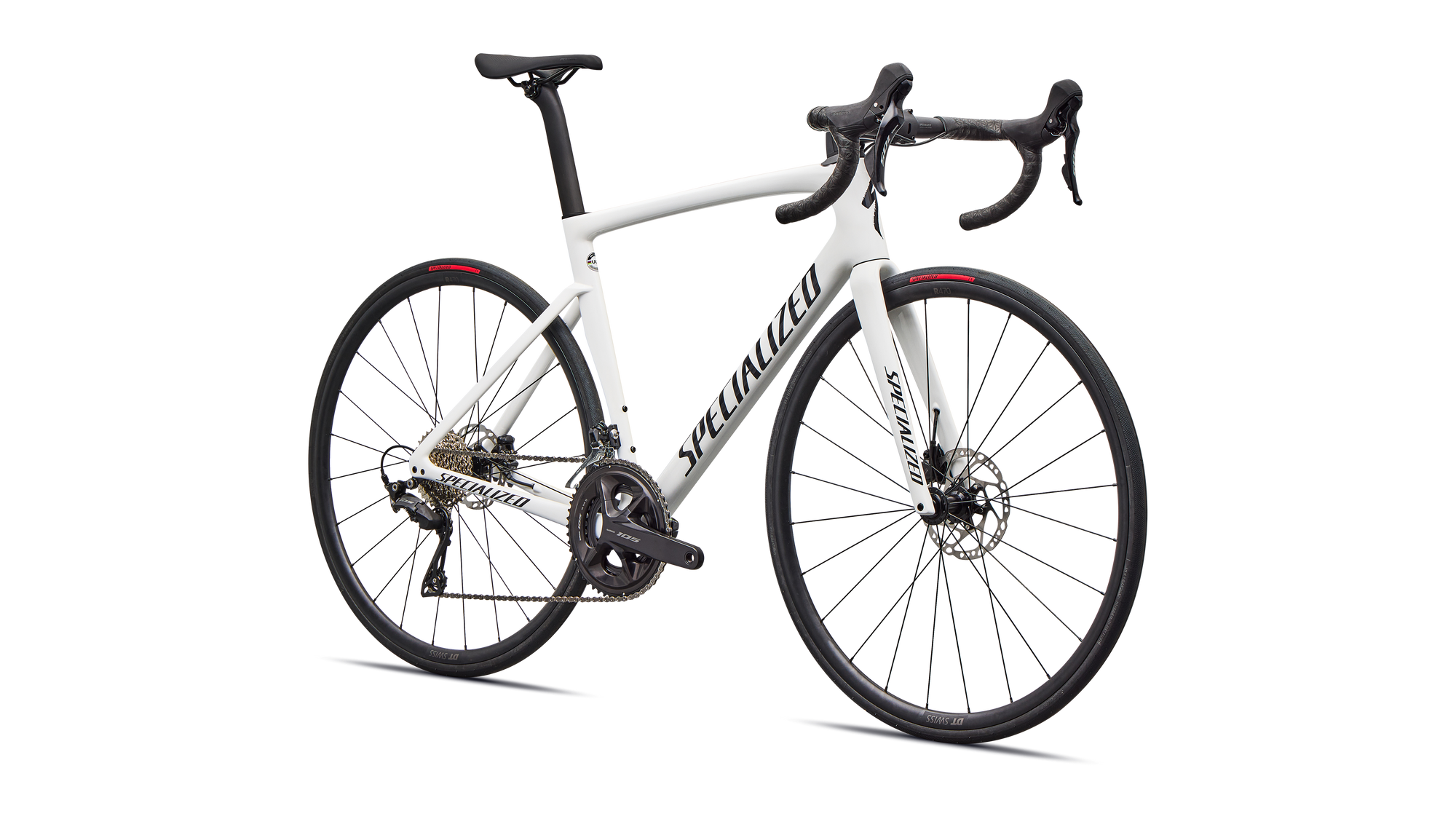 Specialized Tarmac SL7 Sport - Shimano 105 - Gloss White / Dark Navy Metallic