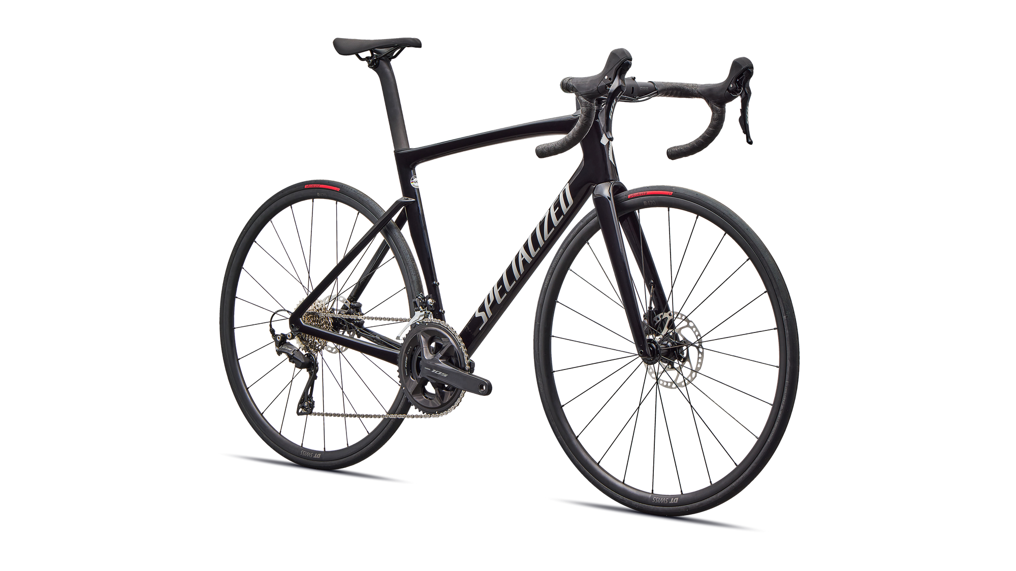 Specialized Tarmac SL7 Sport - Shimano 105 - Gloss Black / Dolomite Metallic