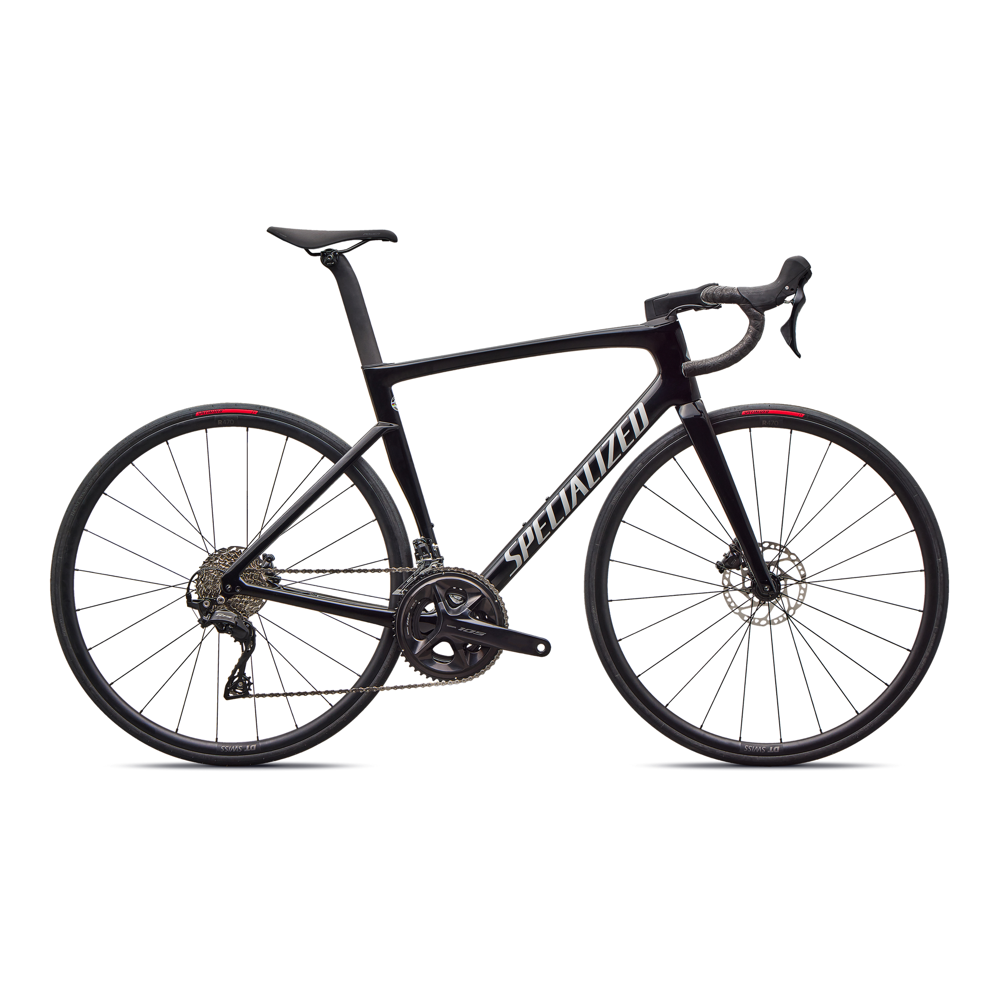 Specialized Tarmac SL7 Sport - Shimano 105 - Gloss Black / Dolomite Metallic