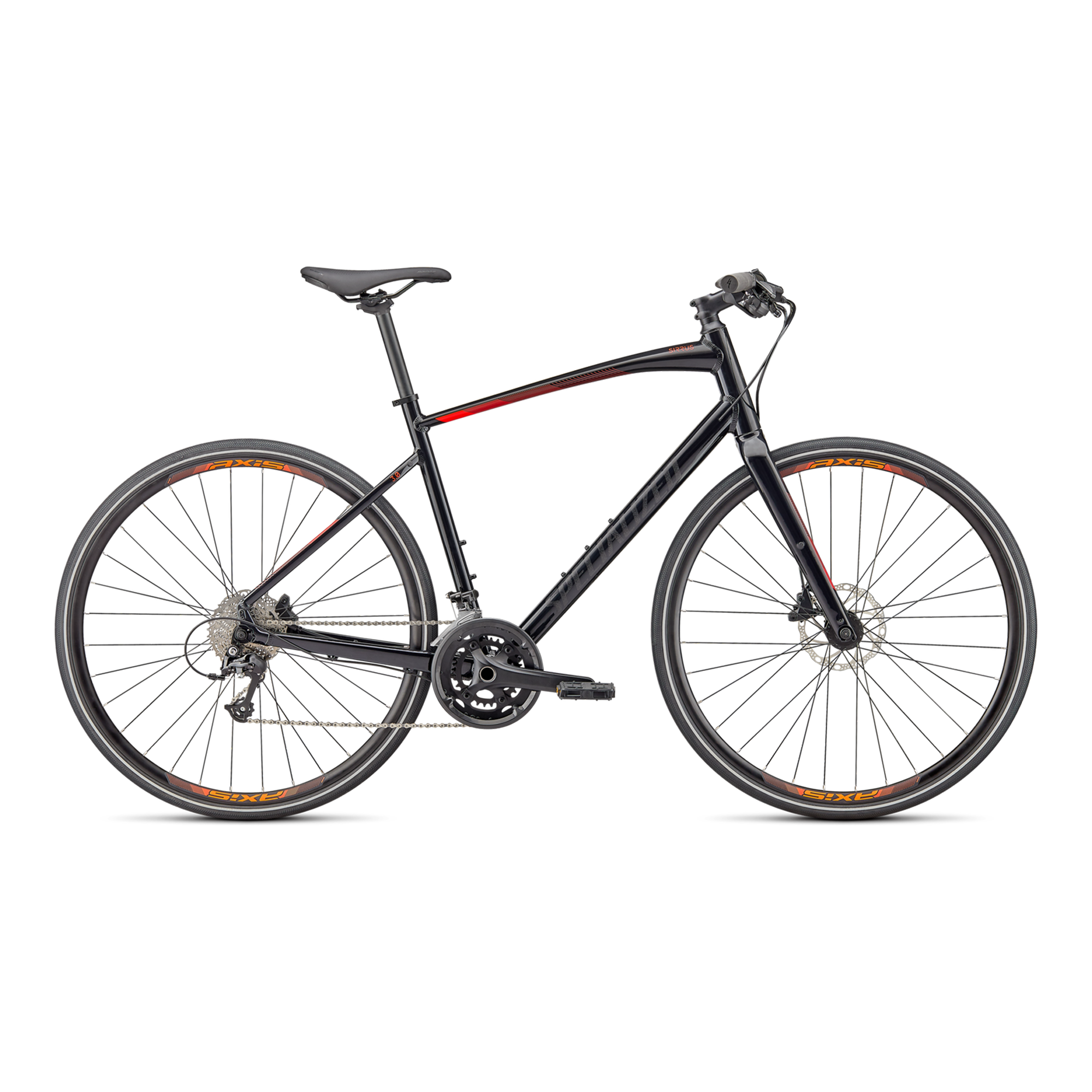 Specialized Sirrus 3.0 - Gloss Cast Black / Rocket Red / Satin Black Reflective