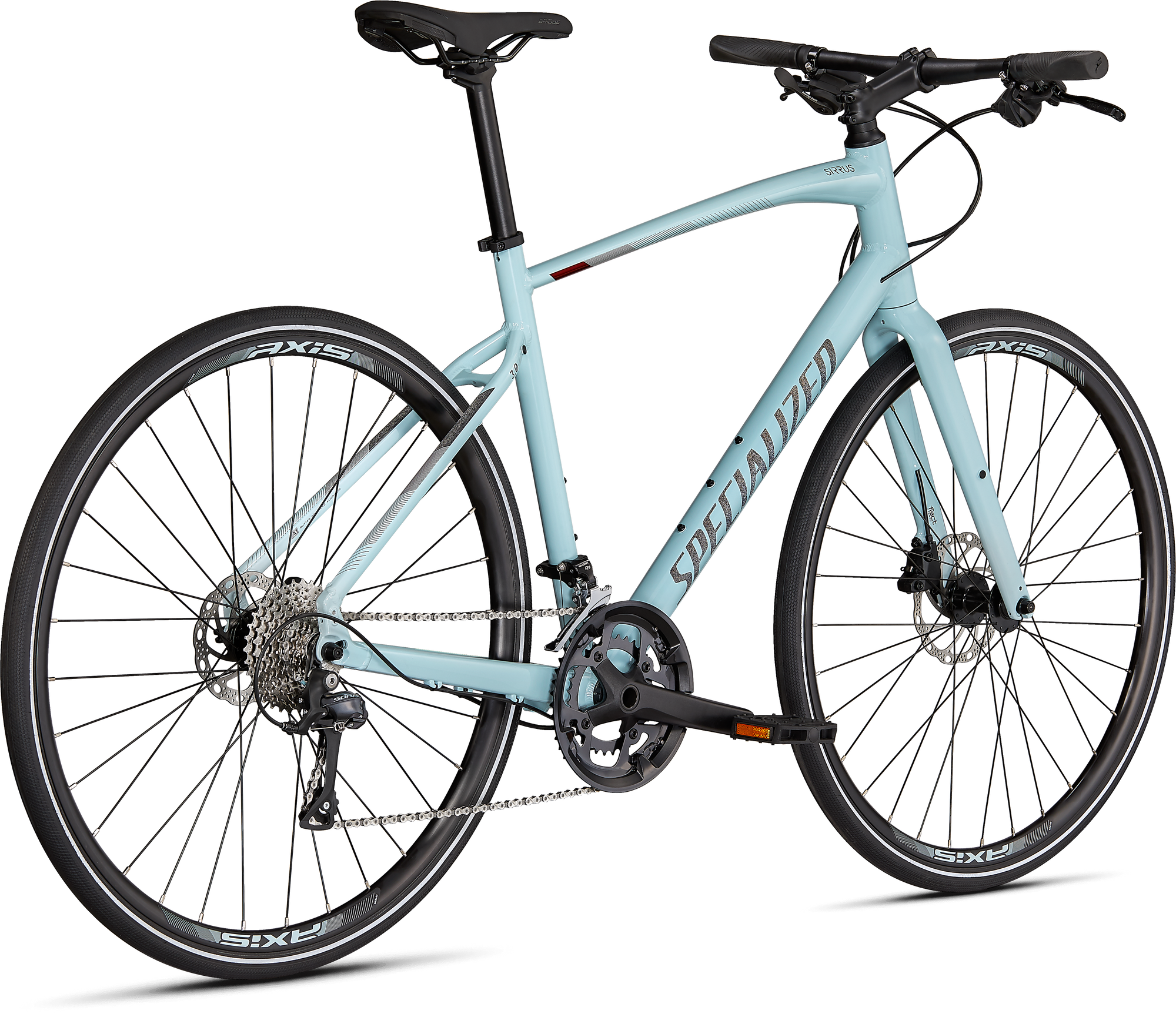 Specialized Sirrus 3.0 - Gloss Summer Blue / Metallic Crimson / Black Reflective