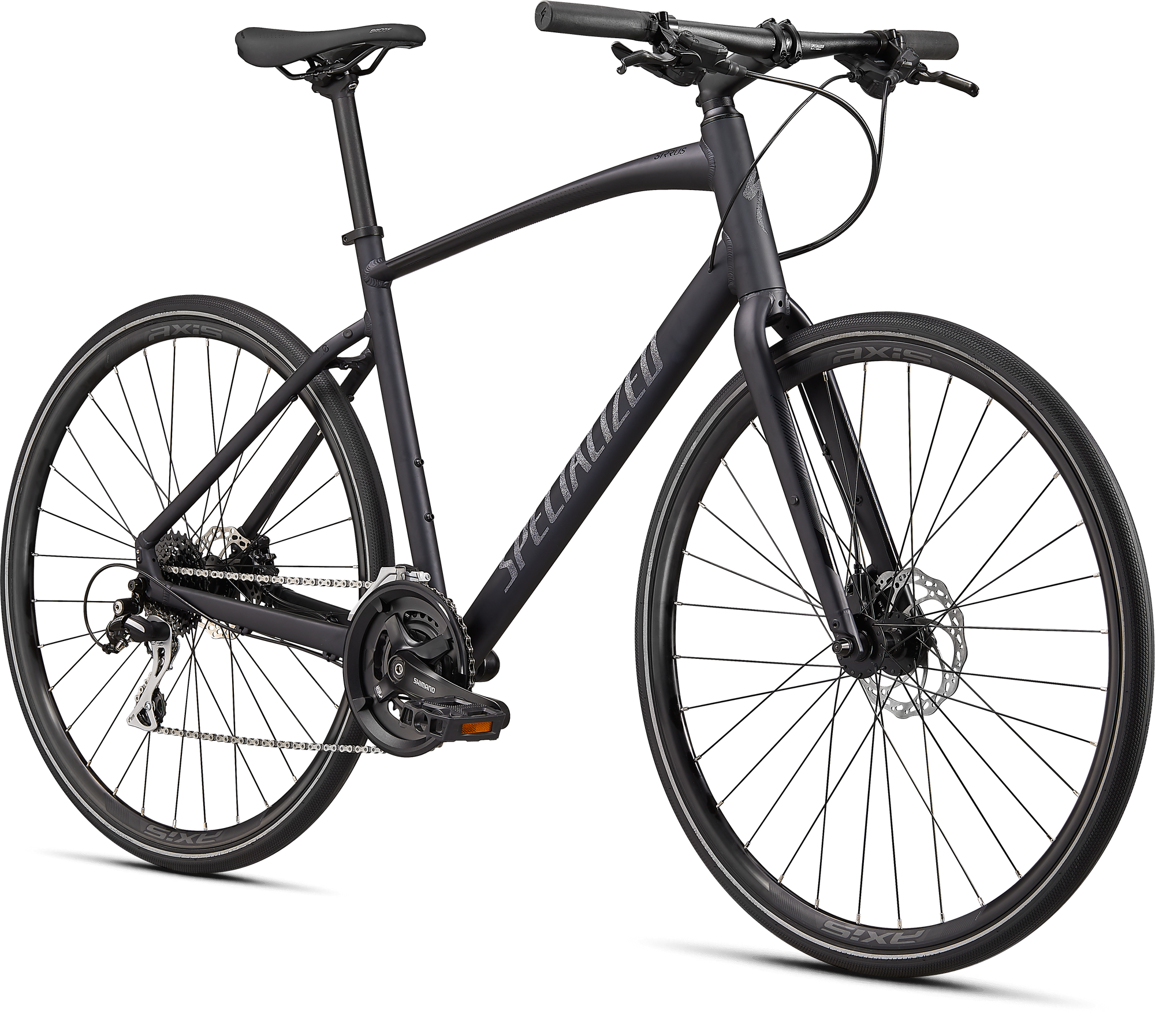 Specialized Sirrus 2.0 - Satin Cast Black / Black / Black Reflective
