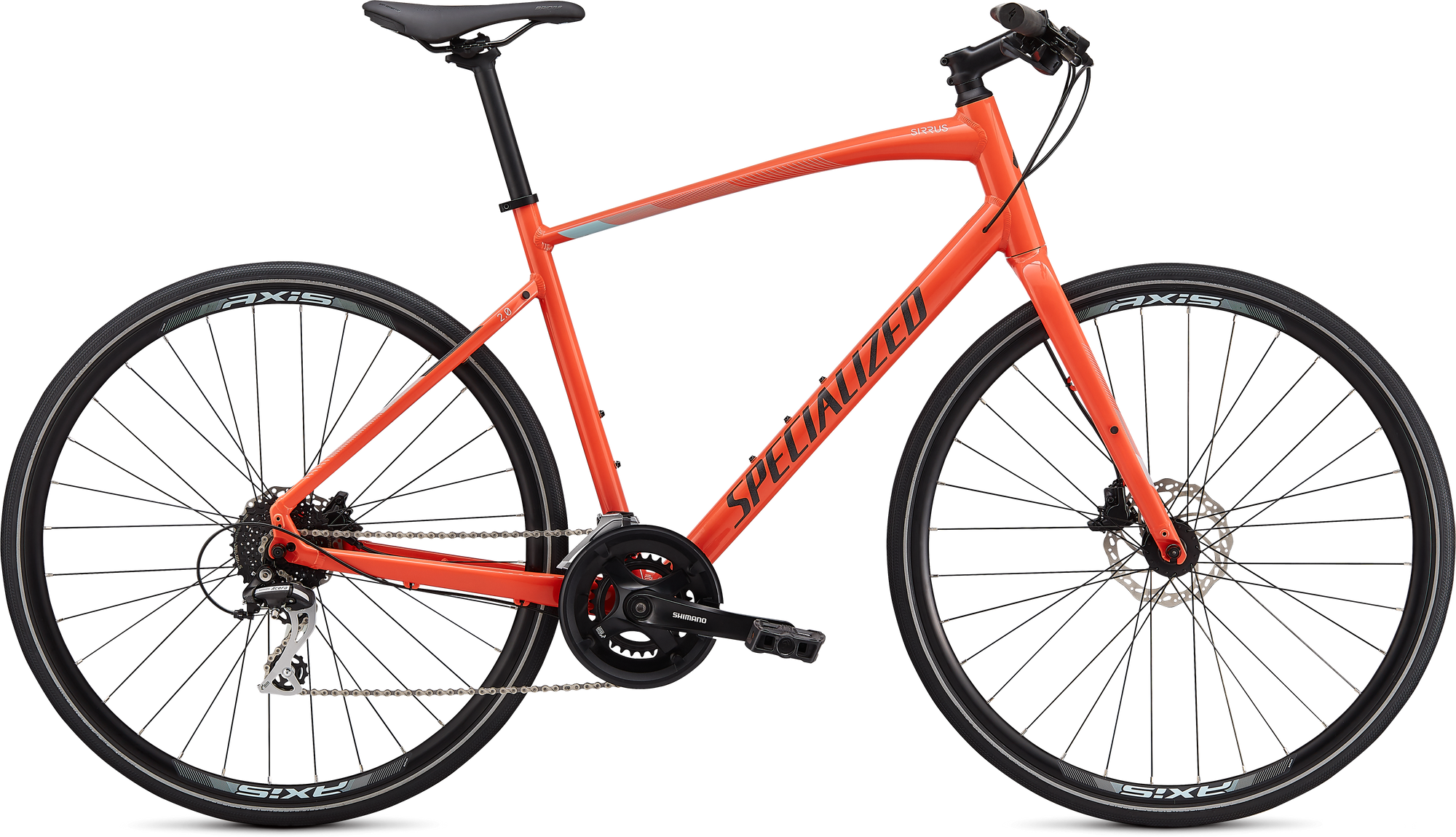 Specialized Sirrus 2.0 - Gloss Vivid Coral / Summer Blue / Satin Black Reflective