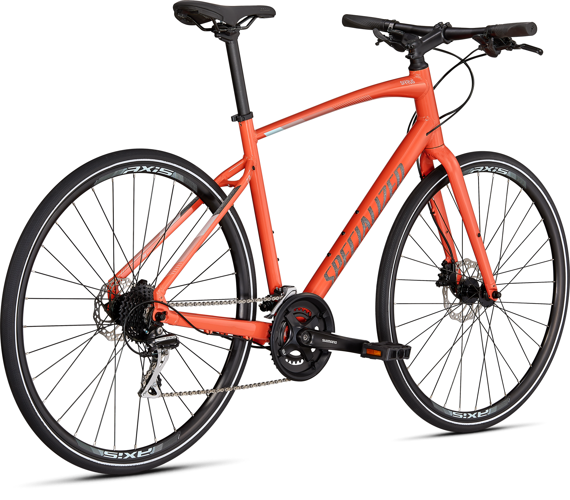 Specialized Sirrus 2.0 - Gloss Vivid Coral / Summer Blue / Satin Black Reflective