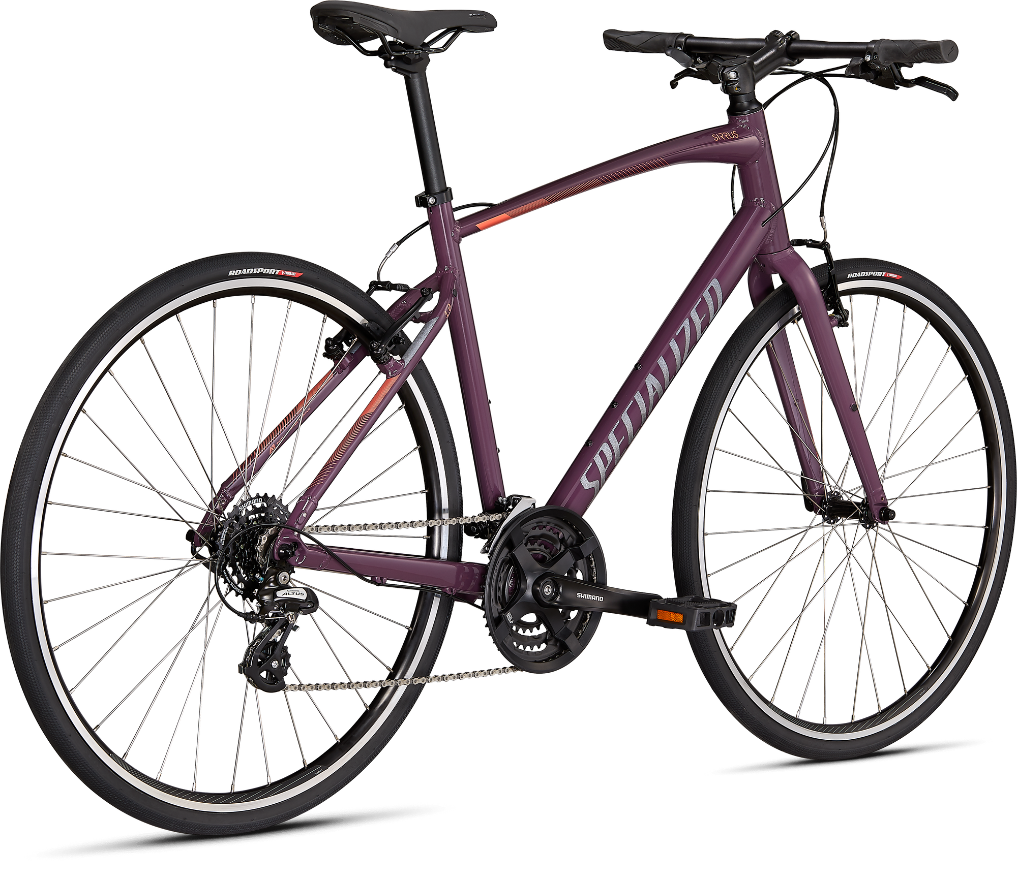 Specialized Sirrus 1.0 - Gloss Cast Lilac / Vivid Coral / Satin Black Reflective