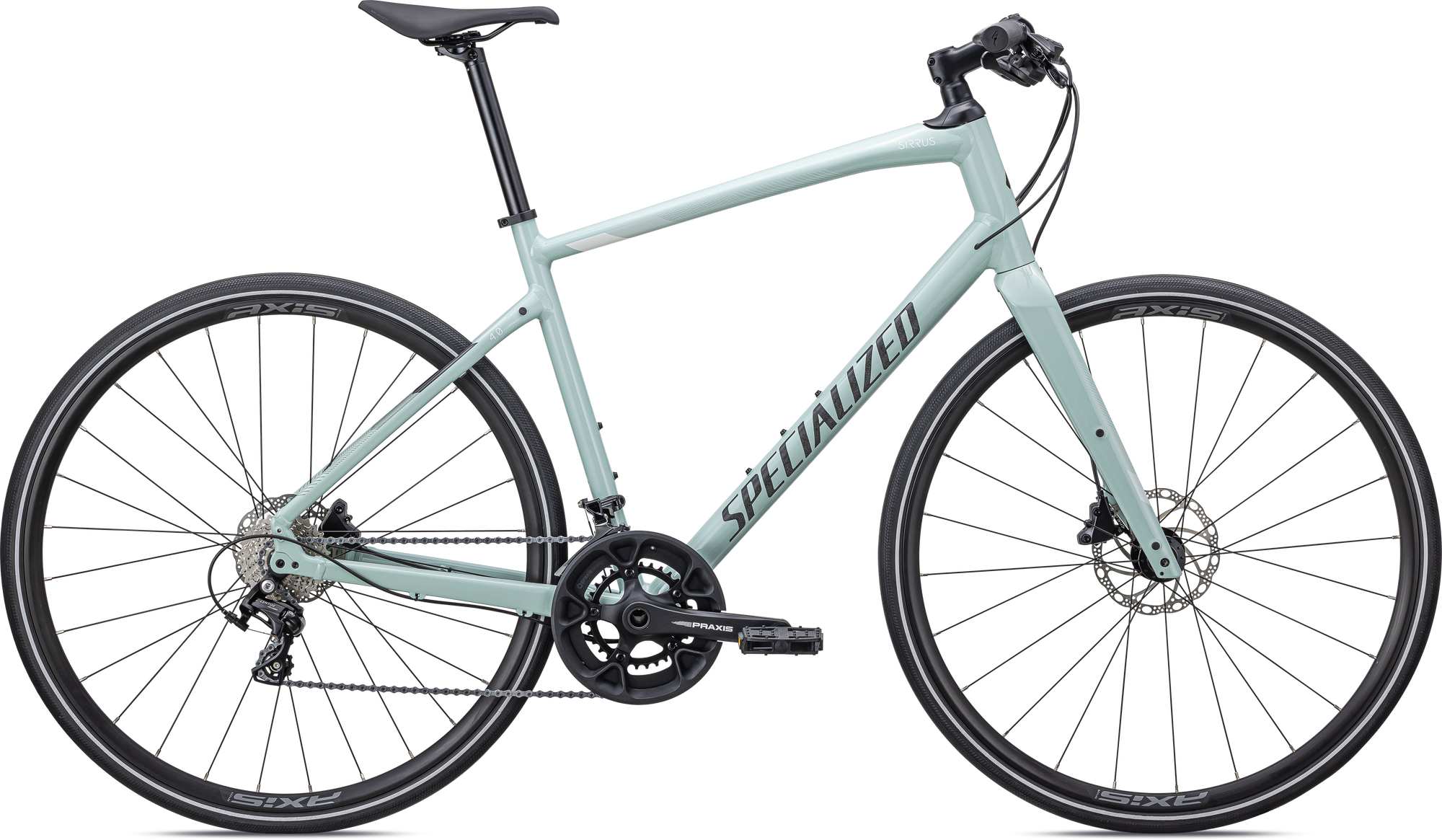 Specialized Sirrus 4.0 - Gloss White Sage / White / Black Reflective