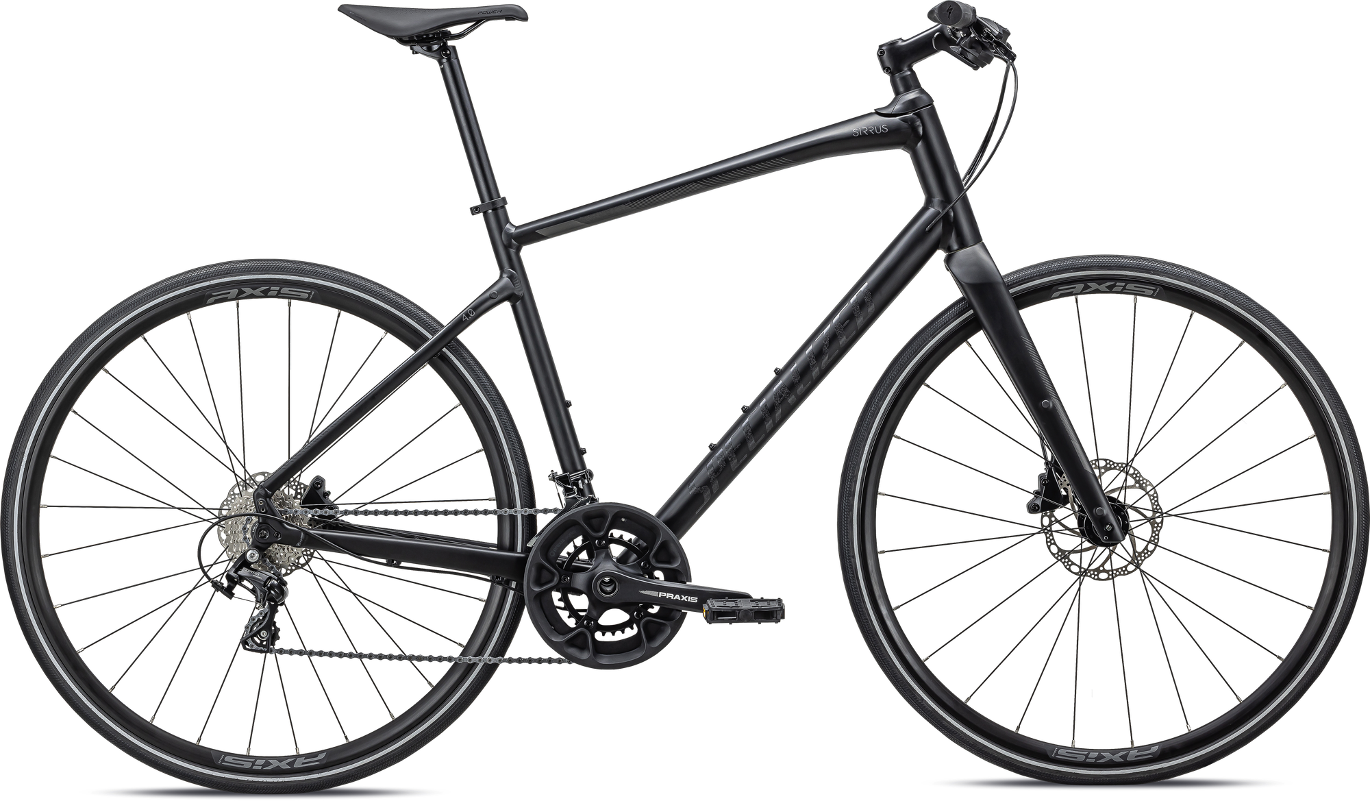 Specialized Sirrus 4.0 - Satin Black / Smoke / Black Reflective