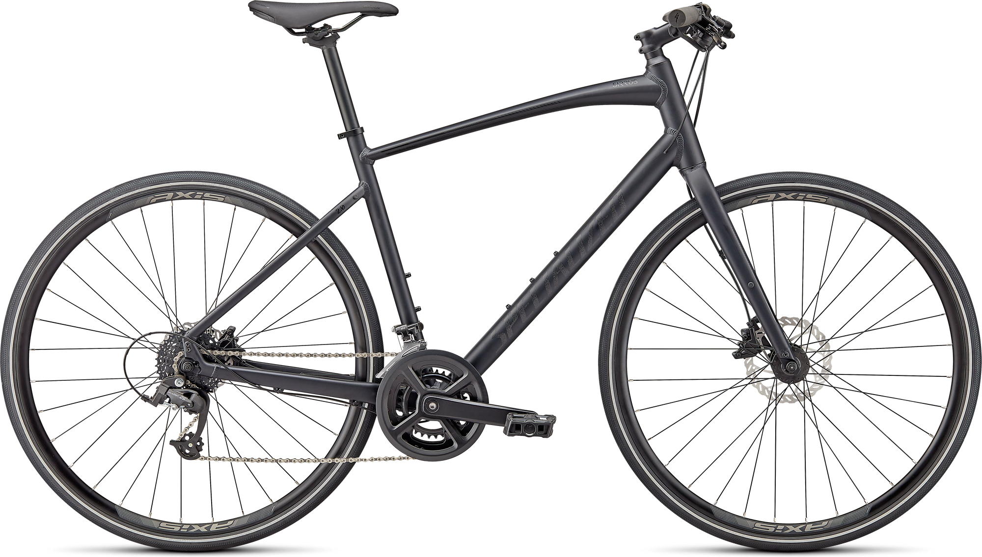 Specialized Sirrus 2.0 - Satin Cast Black / Gloss Black / Satin Black Reflective