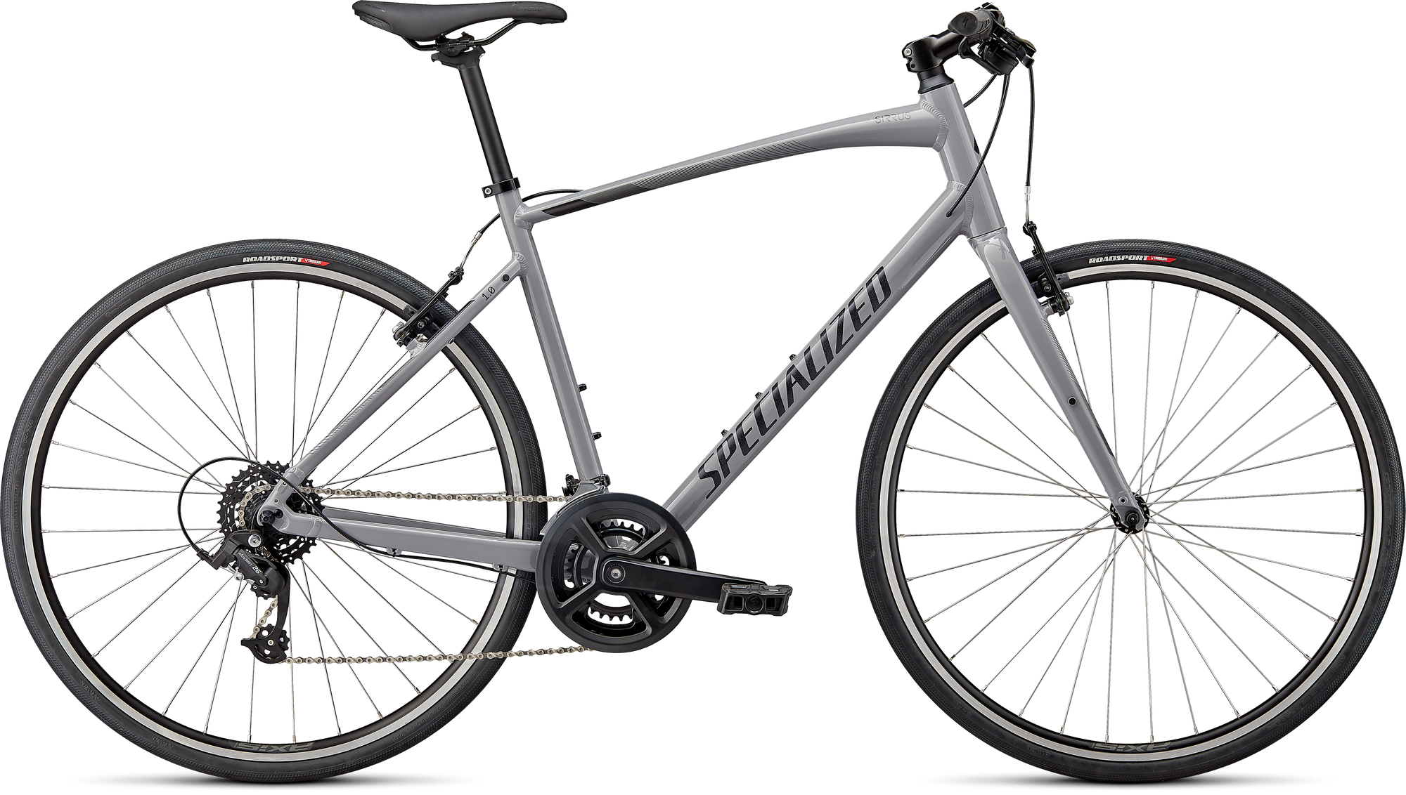 Specialized Sirrus 1.0 - Gloss Cool Grey / Smoke / Satin Black Reflective