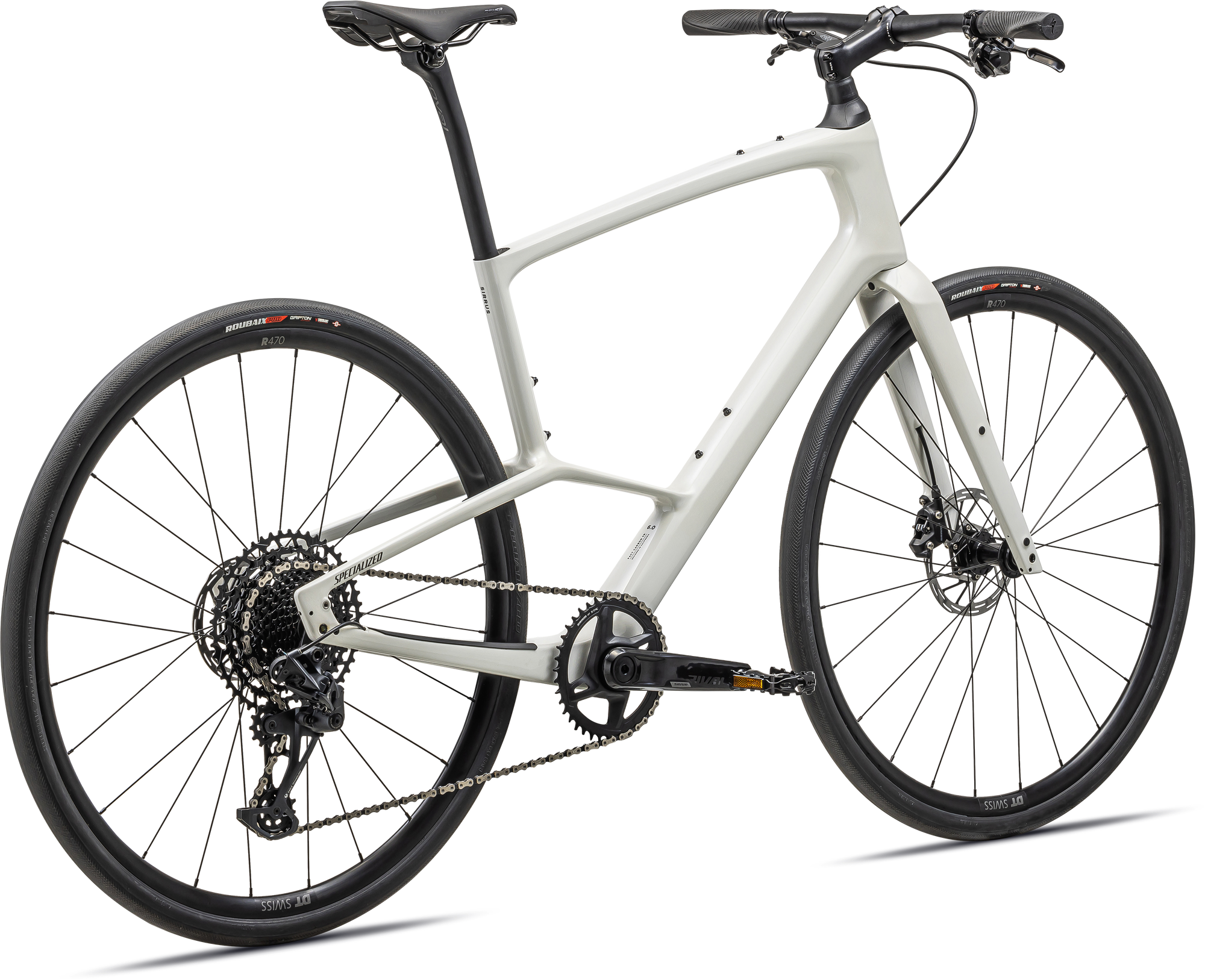 Specialized Sirrus 6.0 - Gloss Dune White / 100% Pearl Fade / Metallic Obsidian /Satin Obsidian Reflective