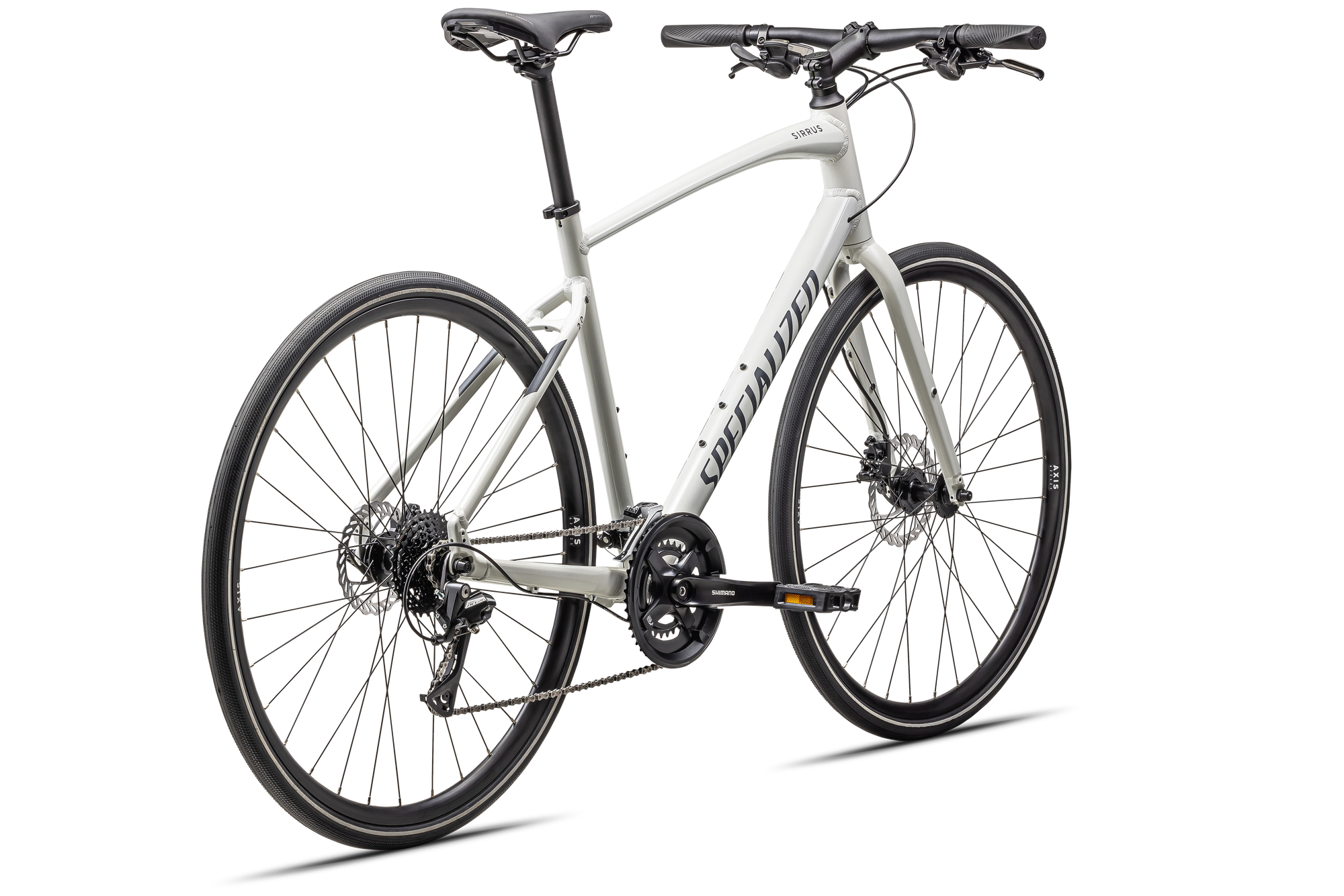 Specialized Sirrus 2.0 - Gloss Dune White / Satin Obsidian Reflective