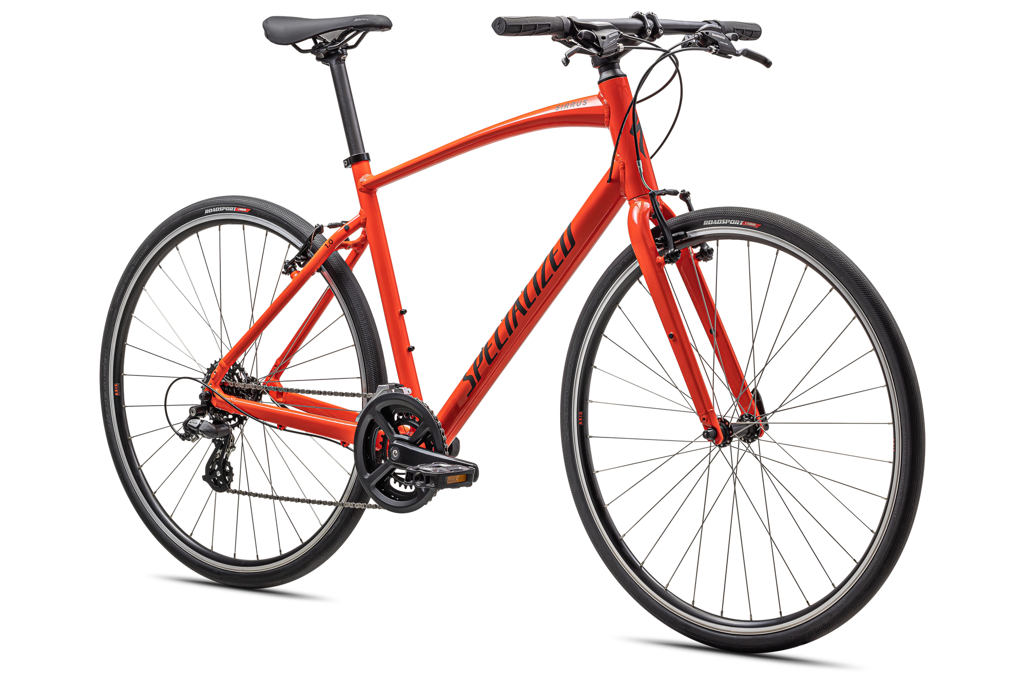 Specialized Sirrus 1.0 - Gloss Fiery Red / Satin Black Reflective