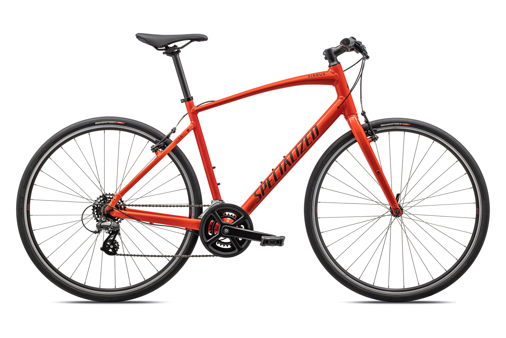 Specialized Sirrus 1.0 - Gloss Fiery Red / Satin Black Reflective
