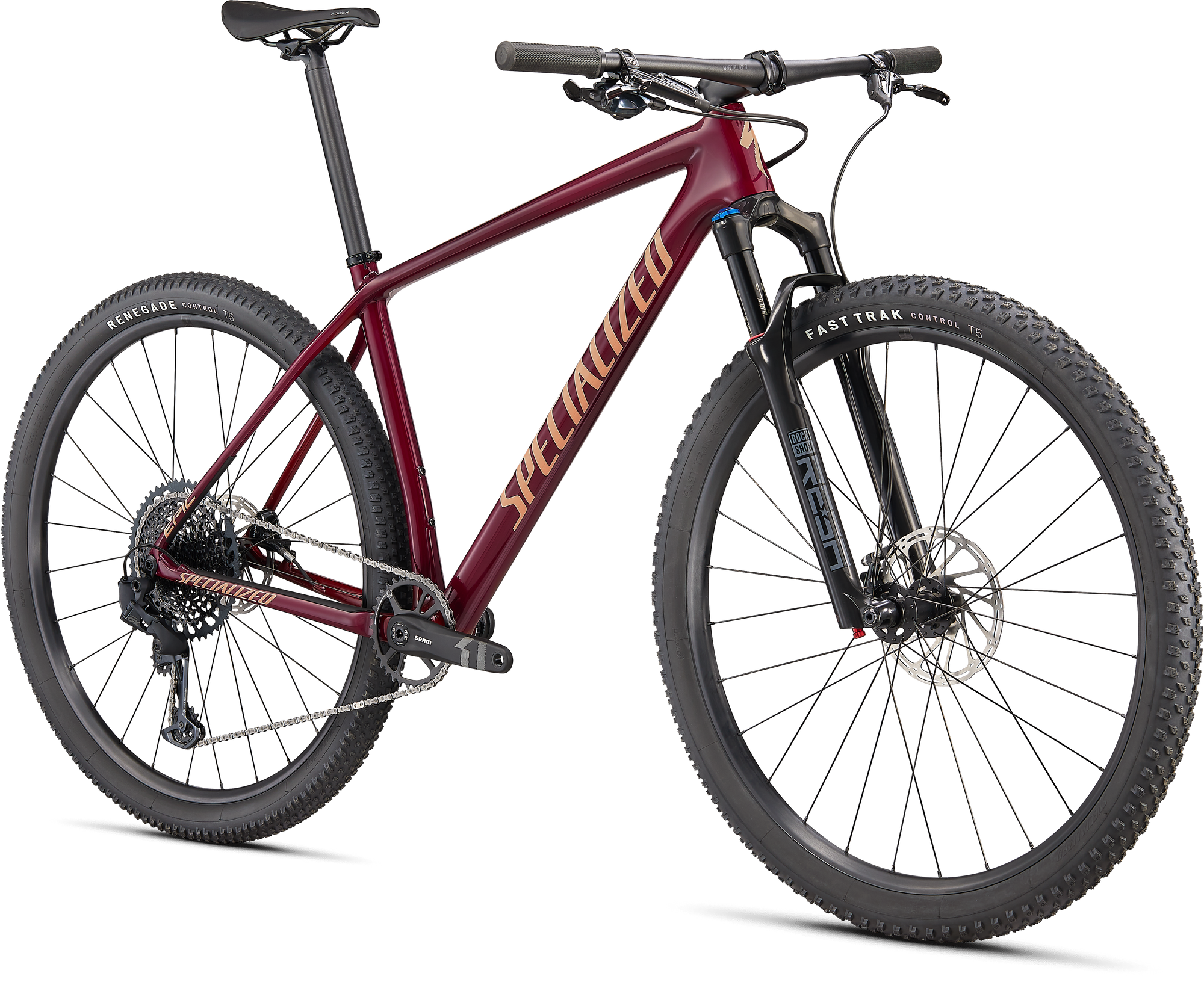 Specialized Epic Hardtail Comp - Gloss Maroon / Ice Papaya