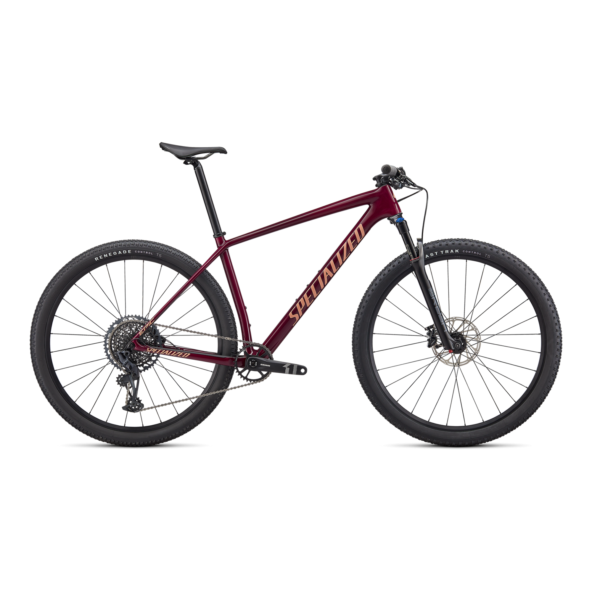 Specialized Epic Hardtail Comp - Gloss Maroon / Ice Papaya