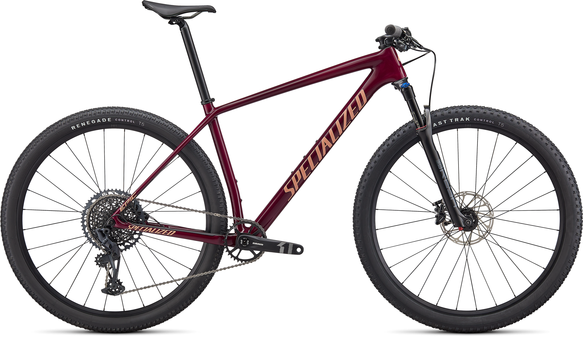 Specialized Epic Hardtail Comp - Gloss Maroon / Ice Papaya