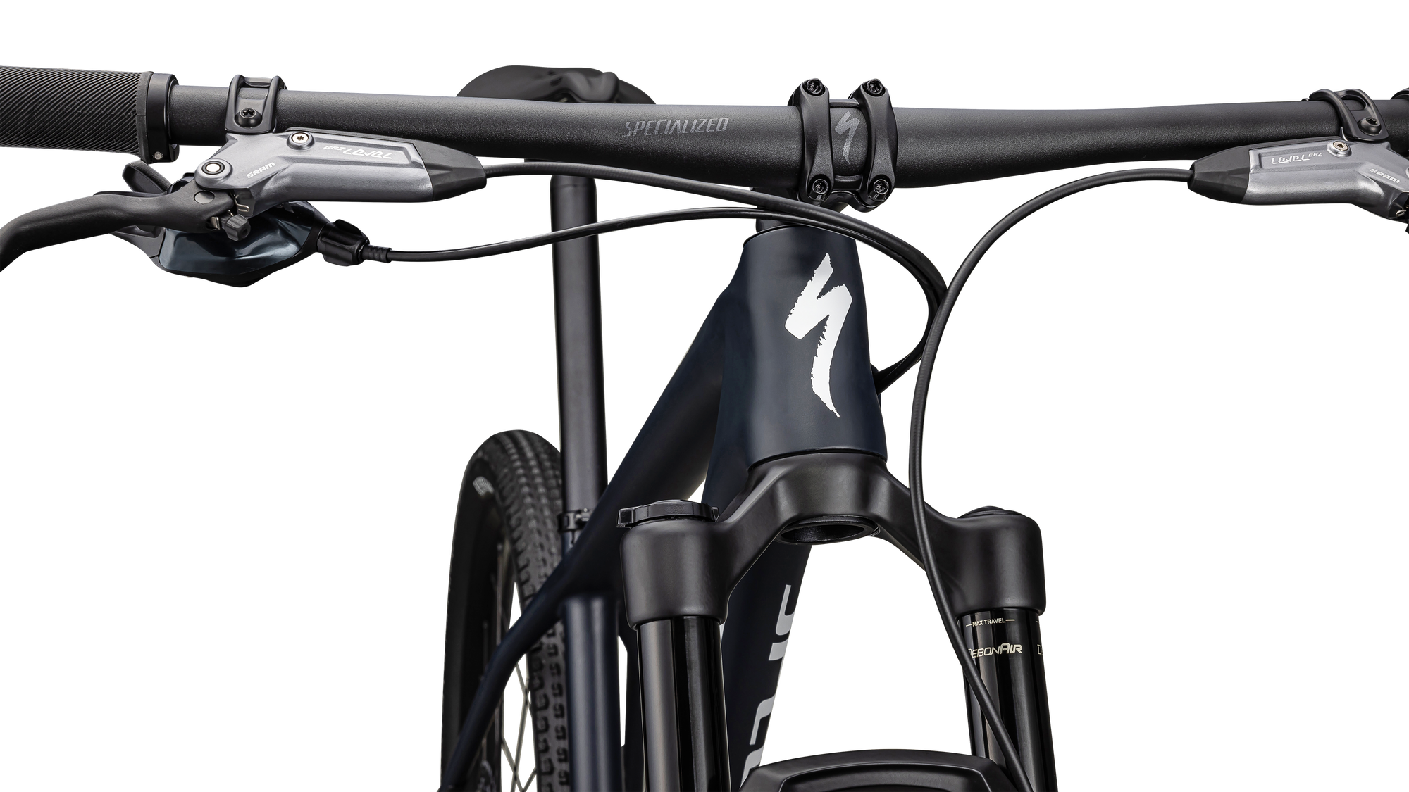 Specialized Epic Hardtail Comp - SRAM GX Eagle, Rockshox SID SL - Satin Dark Navy / White