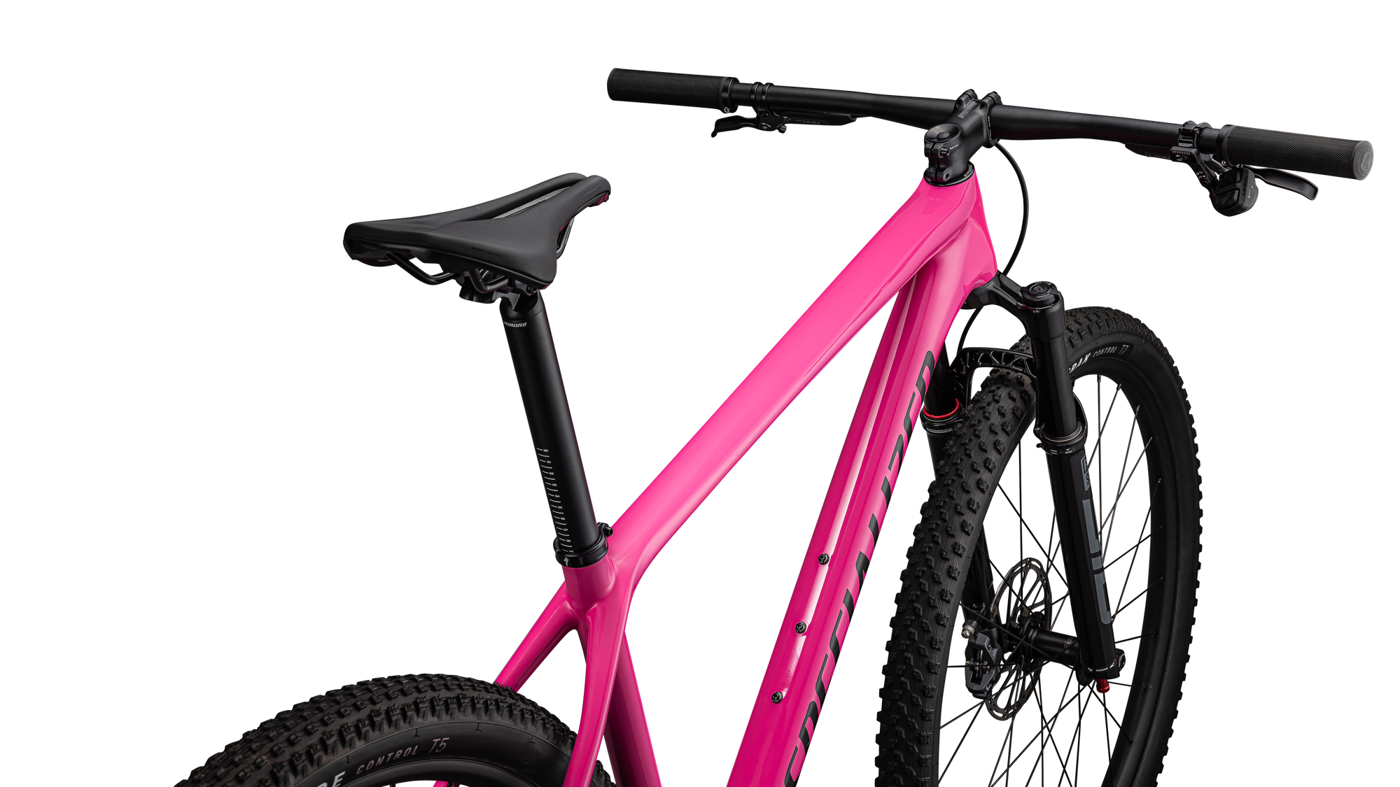 Specialized Epic Hardtail Comp - SRAM S-1000 AXS, RockShox SID SL - Gloss Rebel Pink / Obsidian