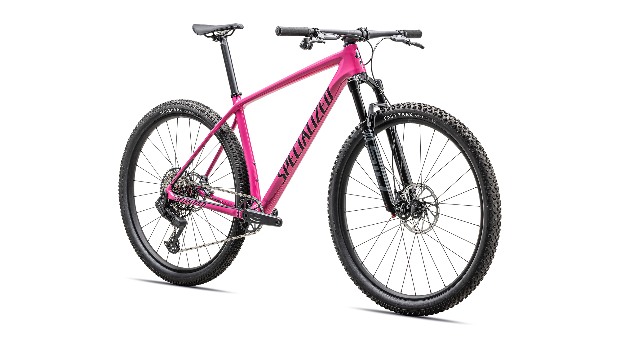Specialized Epic Hardtail Comp - SRAM S-1000 AXS, RockShox SID SL - Gloss Rebel Pink / Obsidian