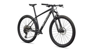 Specialized Epic Hardtail Comp - SRAM Eagle 70, RockShox REBA - Satin Carbon / Metallic White Silver