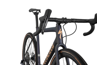 Specialized Crux Pro - SRAM Force XPLR eTAP AXS - Satin Dusty Blue/Ice Papaya