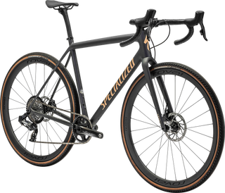 Specialized Crux Pro - SRAM Force XPLR eTAP AXS - Satin Dusty Blue/Ice Papaya