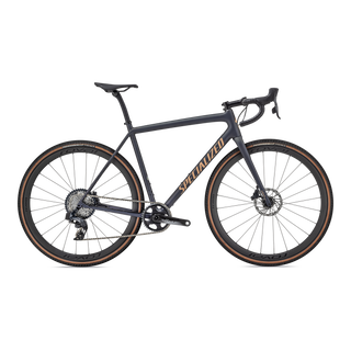 Specialized Crux Pro - SRAM Force XPLR eTAP AXS - Satin Dusty Blue/Ice Papaya