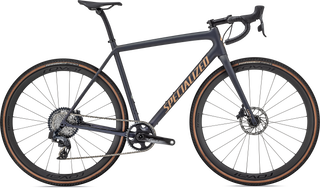 Specialized Crux Pro - SRAM Force XPLR eTAP AXS - Satin Dusty Blue/Ice Papaya