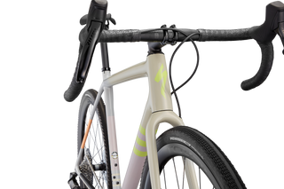 Specialized Crux Expert - SRAM Rival XPLR eTAP AXS - Gloss White Speckled/Dove Grey/Papaya/Clay/Lime