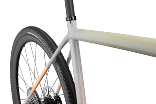 Specialized Crux Expert - SRAM Rival XPLR eTAP AXS - Gloss White Speckled/Dove Grey/Papaya/Clay/Lime