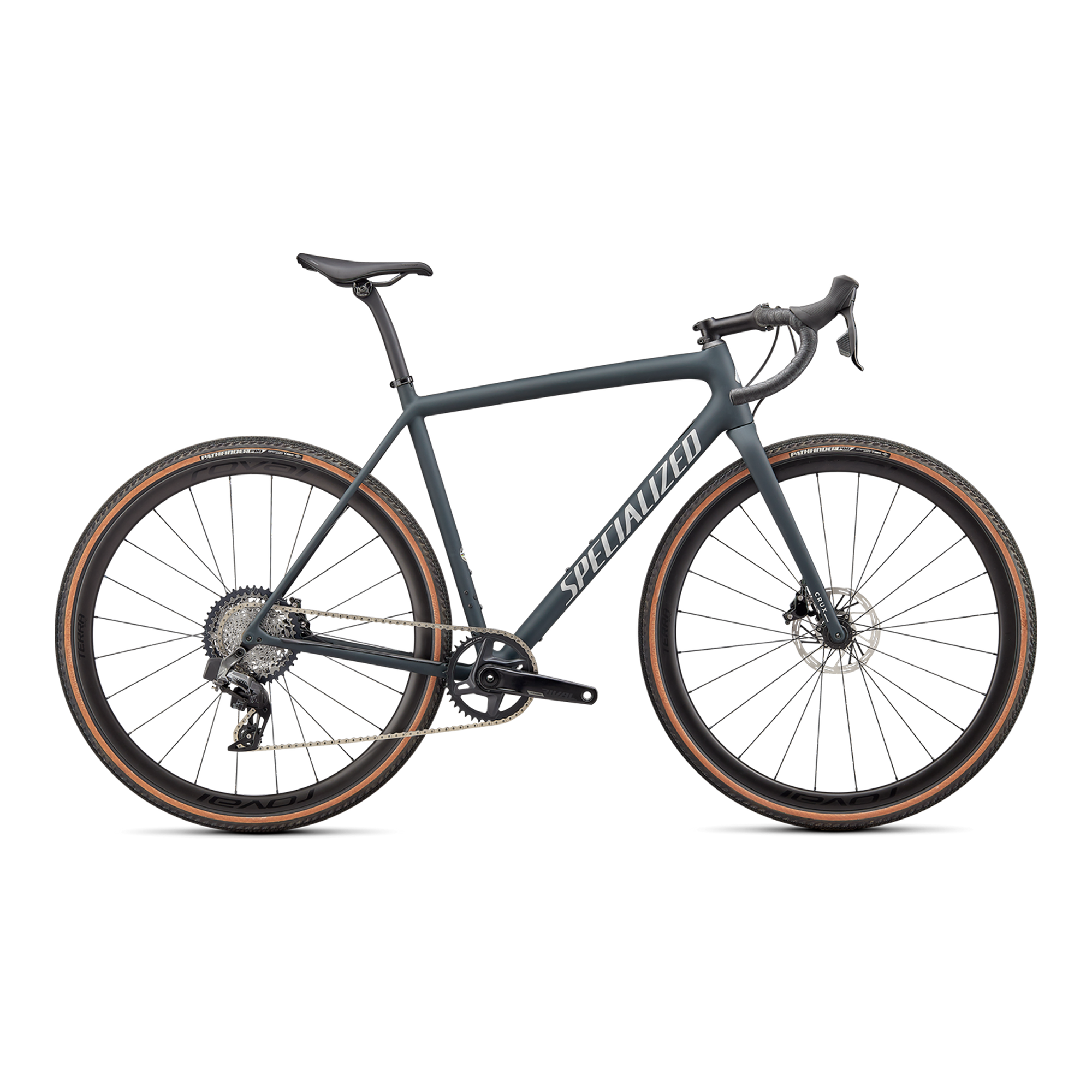 Specialized Crux Expert - SRAM Rival XPLR eTAP AXS - Satin Forest/Light Silver