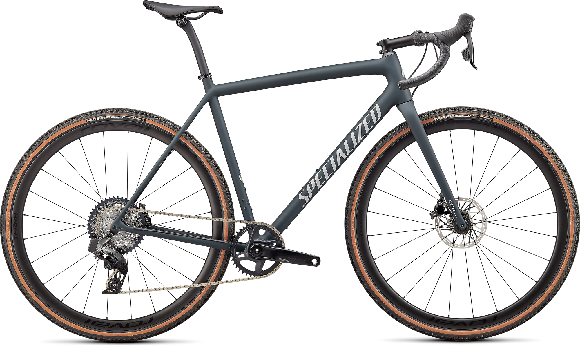 Specialized Crux Expert - SRAM Rival XPLR eTAP AXS - Satin Forest/Light Silver
