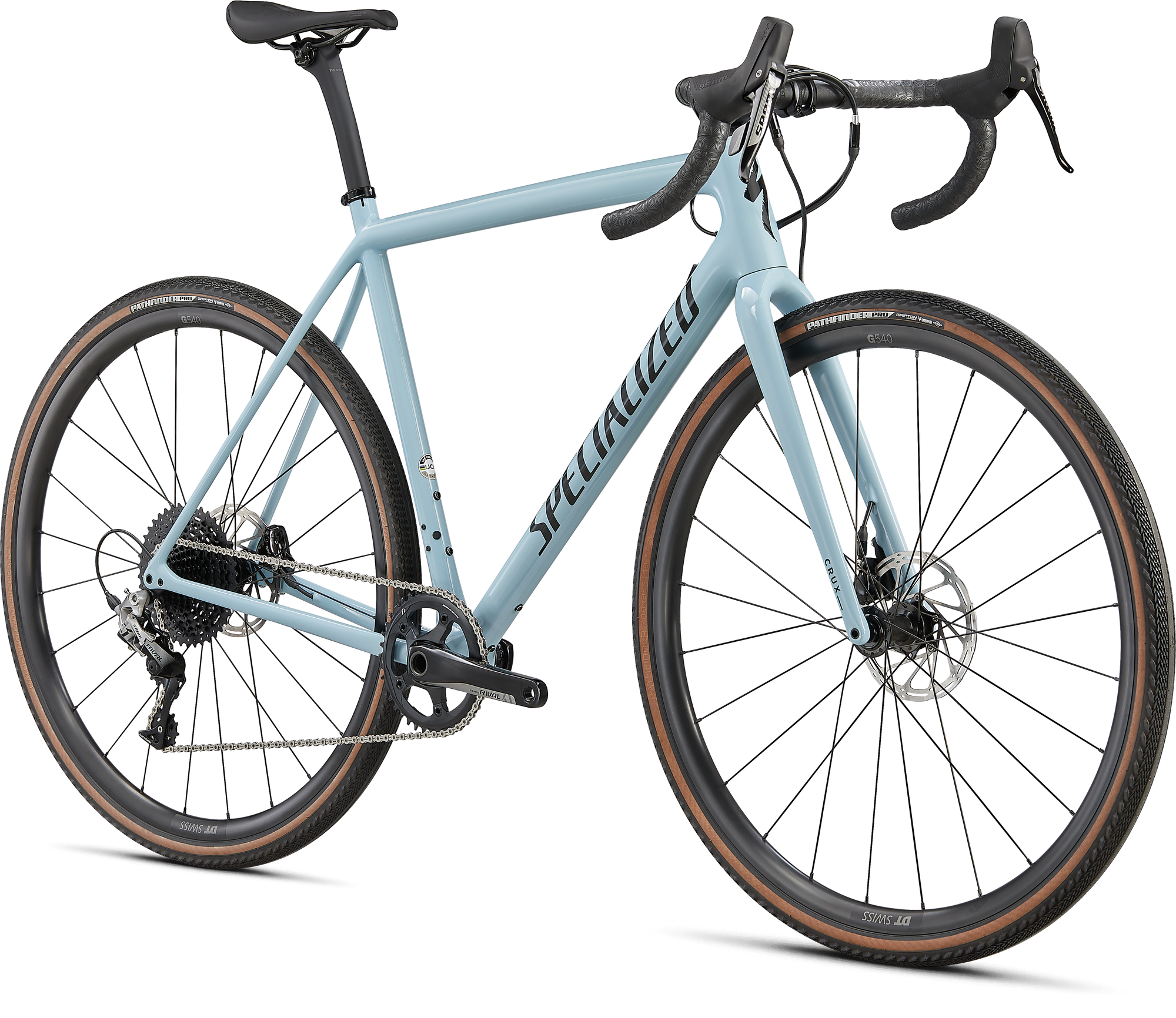 Specialized Crux Comp - SRAM Rival - Gloss Arctic Blue/Tarmac Black