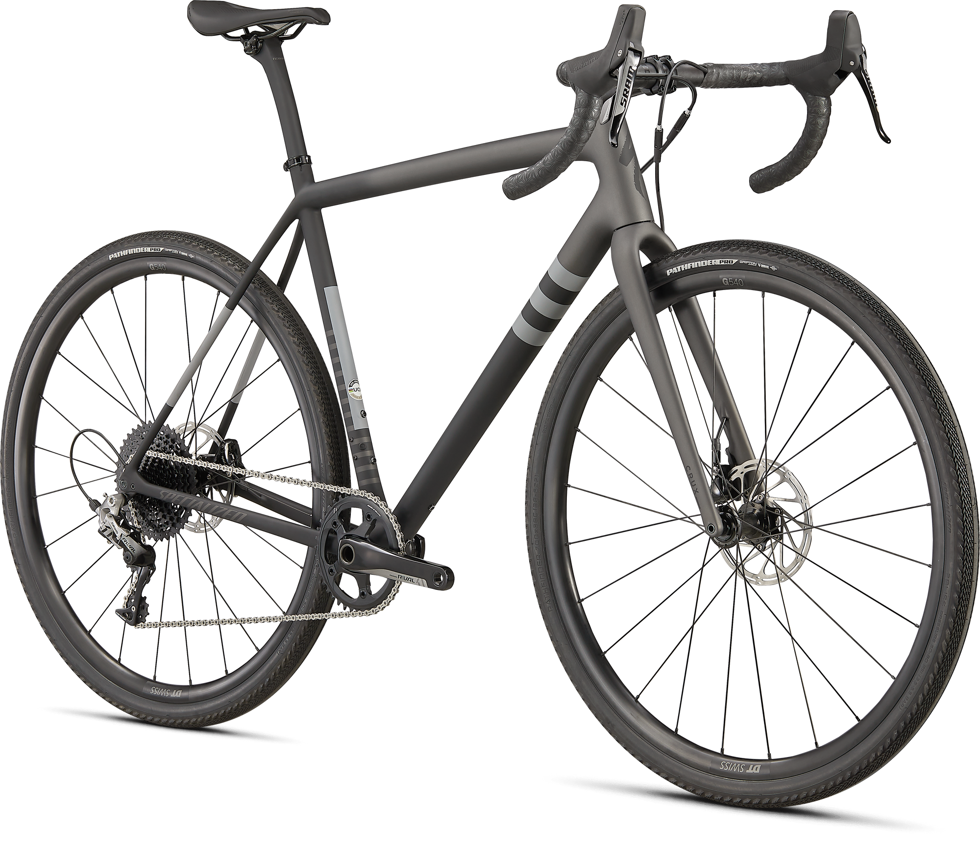 Specialized Crux Comp - SRAM Rival - Satin Smoke/Black/Cool Grey