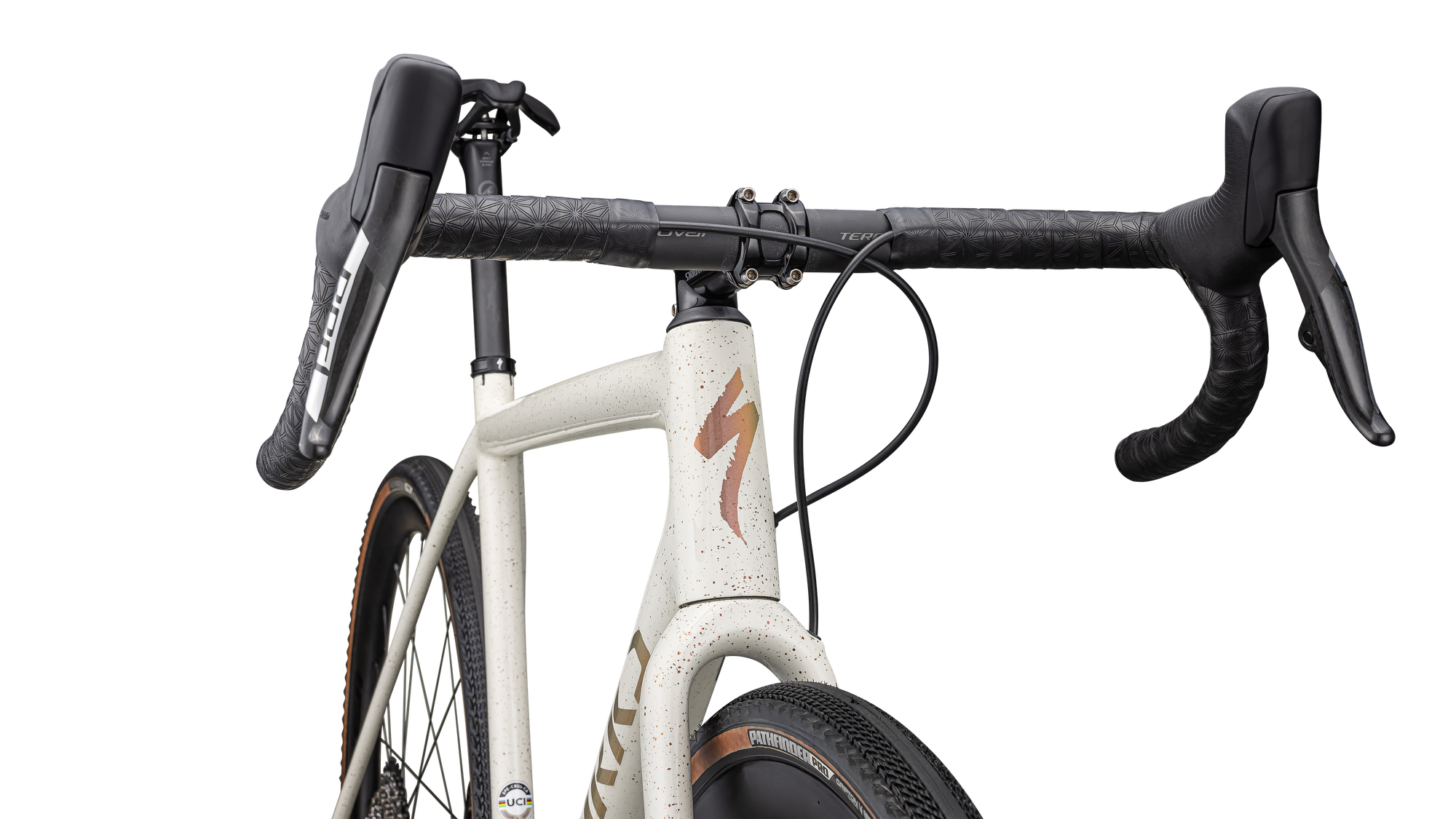 Specialized S-Works Crux - SRAM RED XPLR eTAP AXS - Gloss Birch Red Gold Pearl Speckle/Red Gold