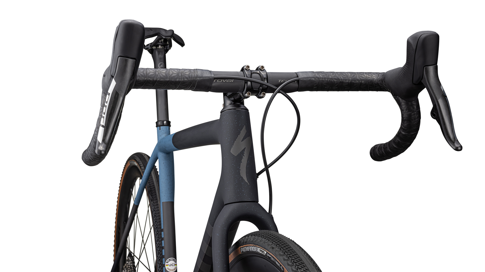Specialized S-Works Crux - SRAM RED XPLR eTAP AXS - Satin Metallic Dark Navy/Mystic Blue/Midnight Shadow Metallic Speckle