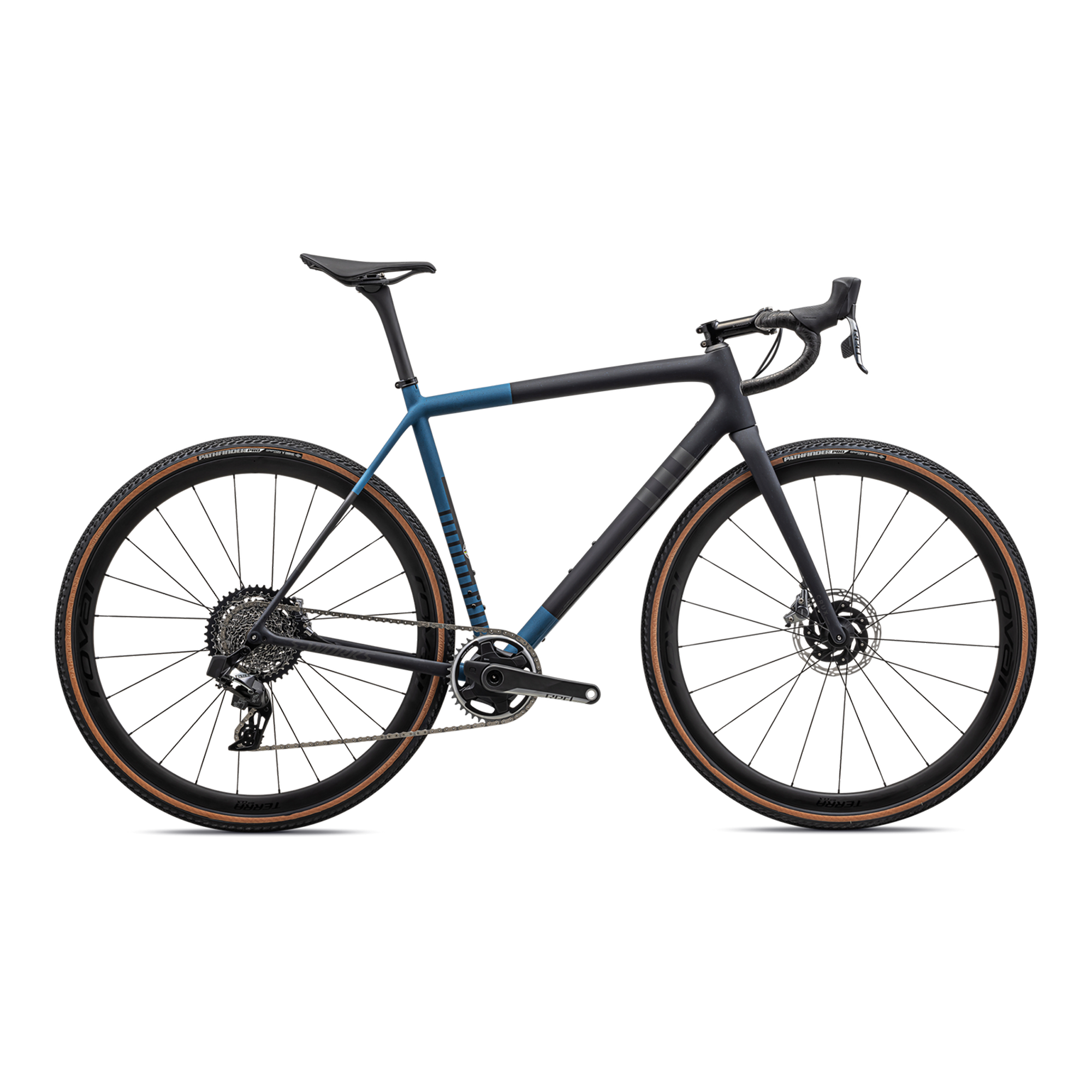 Specialized S-Works Crux - SRAM RED XPLR eTAP AXS - Satin Metallic Dark Navy/Mystic Blue/Midnight Shadow Metallic Speckle