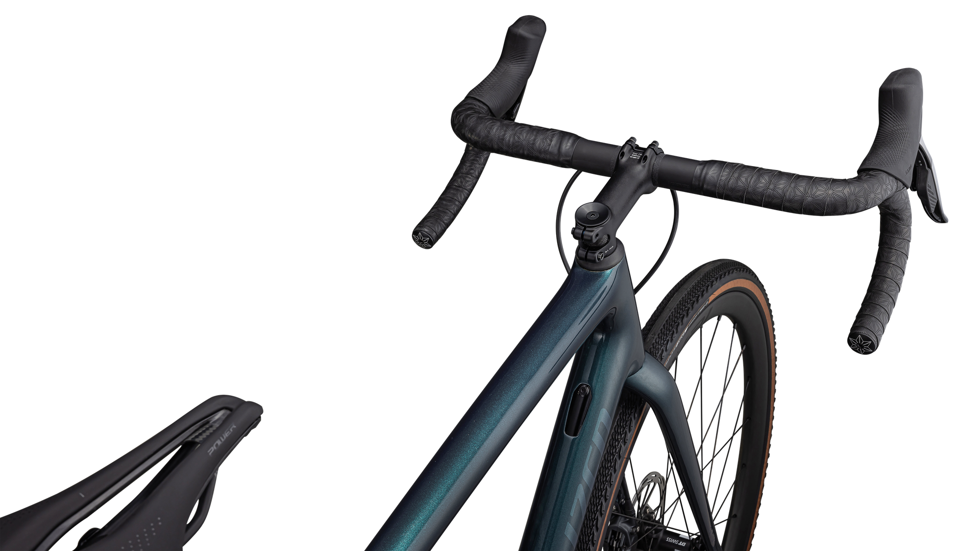 Specialized Crux Pro - SRAM Force XPLR eTAP AXS - Gloss Metallic Deep Lake/ Green Pearl