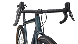 Specialized Crux Pro - SRAM Force XPLR eTAP AXS - Gloss Metallic Deep Lake/ Green Pearl