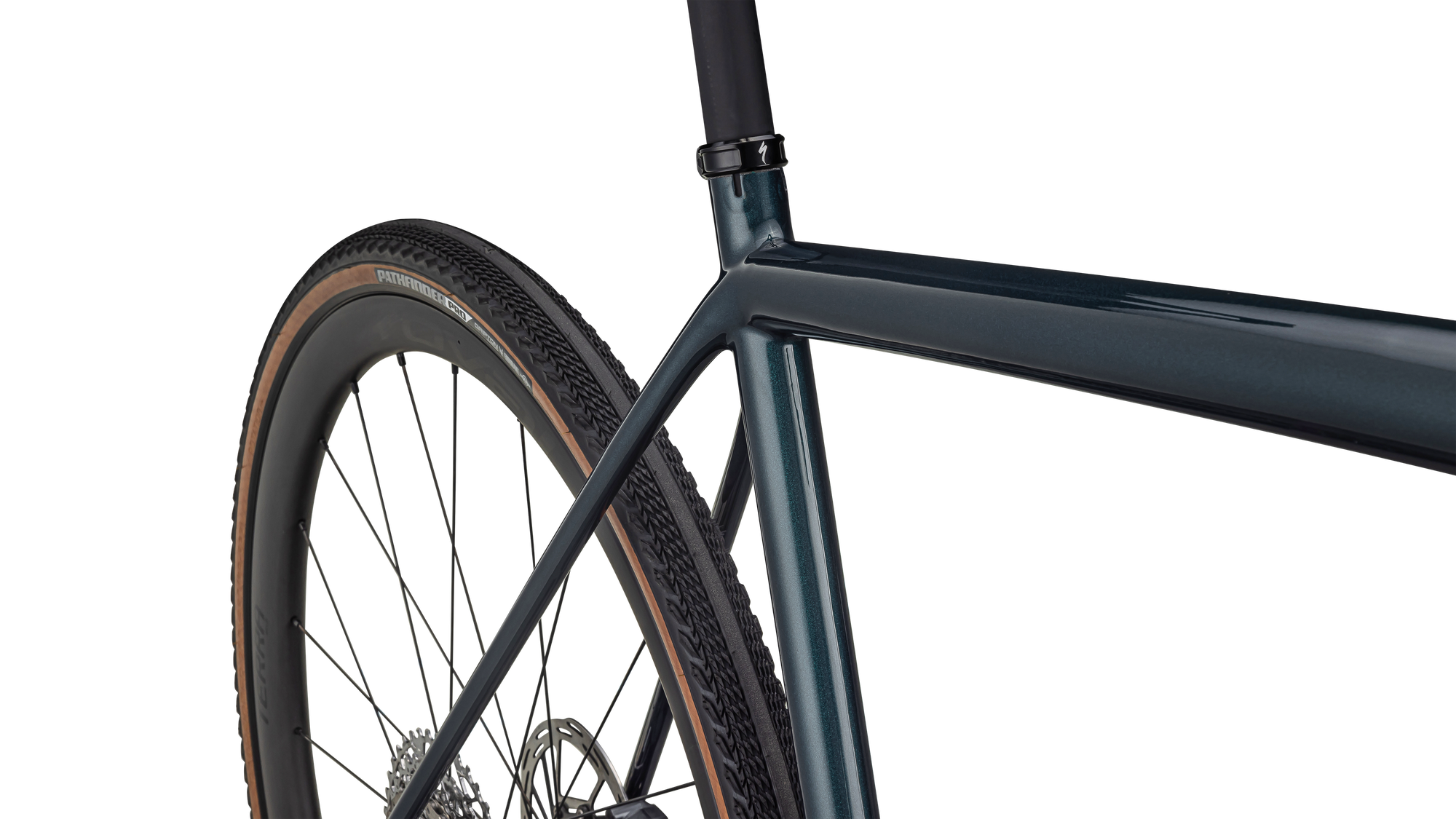 Specialized Crux Pro - SRAM Force XPLR eTAP AXS - Gloss Metallic Deep Lake/ Green Pearl