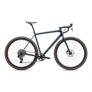 Specialized Crux Pro - SRAM Force XPLR eTAP AXS - Gloss Metallic Deep Lake/ Green Pearl