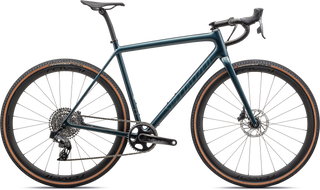 Specialized Crux Pro - SRAM Force XPLR eTAP AXS - Gloss Metallic Deep Lake/ Green Pearl